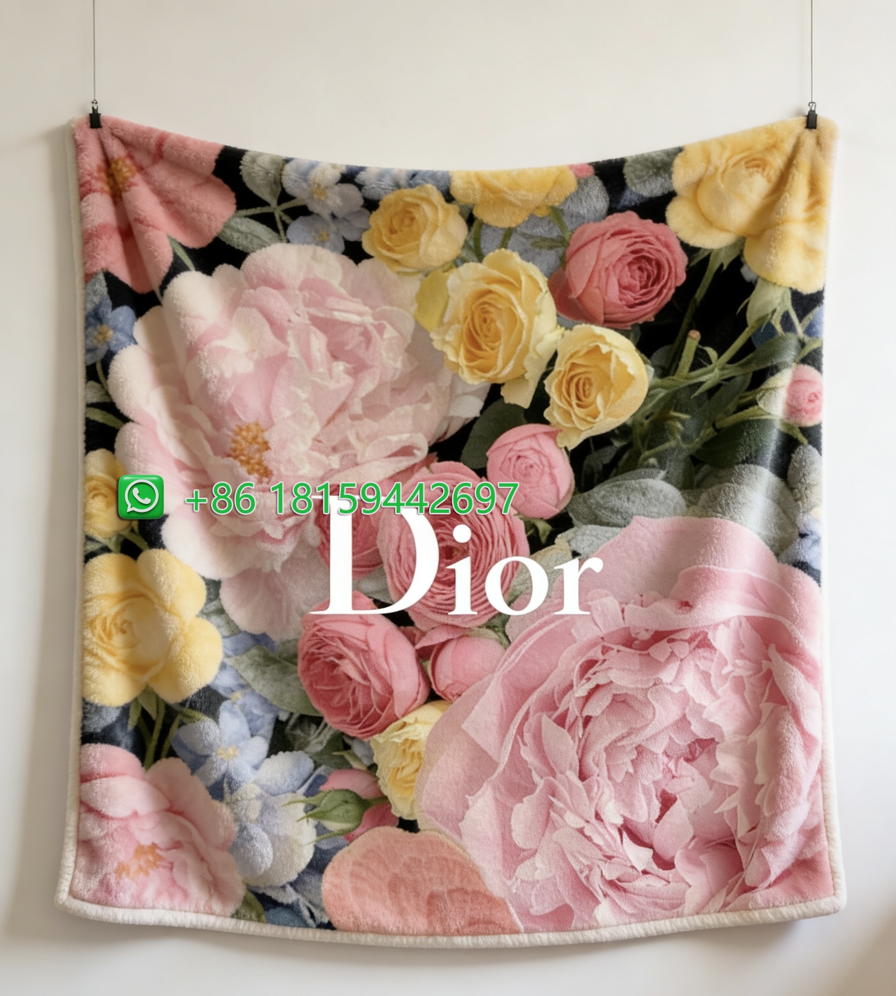 Dior Throw Blankets